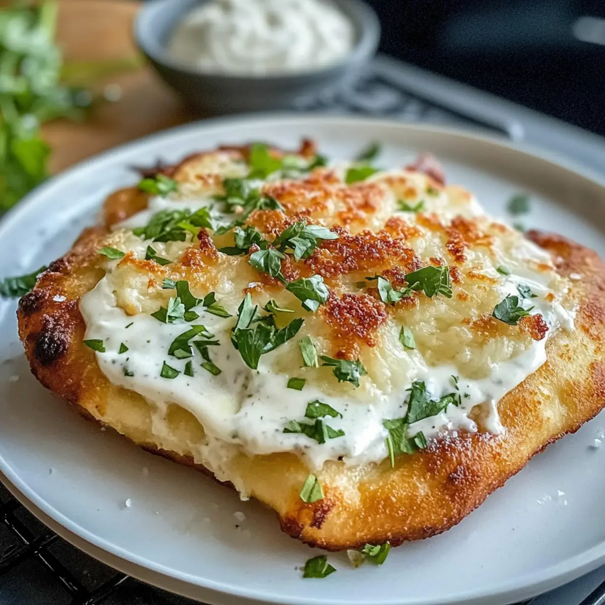 Langos aus der HeiAluftfritteuse uyfbce